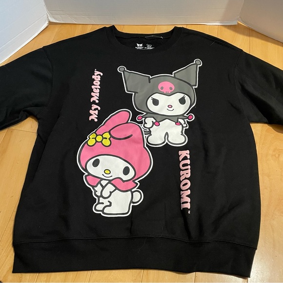 Sanrio Tops - NWOT Kuromi/My Melody sweatshirt